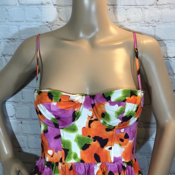 Moda International Colorful Mod Lowcut Sundress 4 - Picture 2 of 16